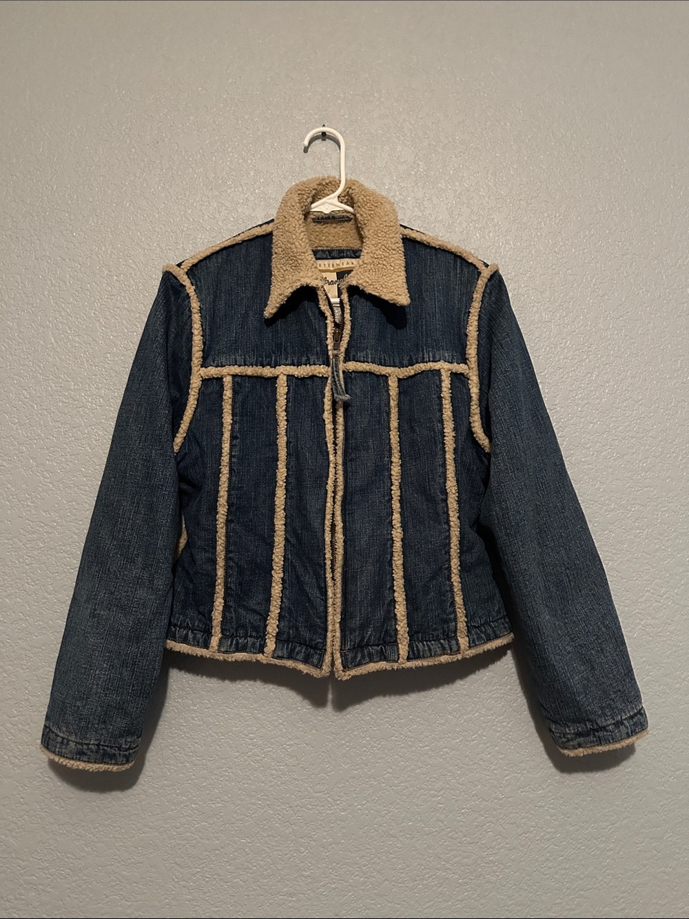 Vintage Wrangler Denim Sherpa Trucker Jacket